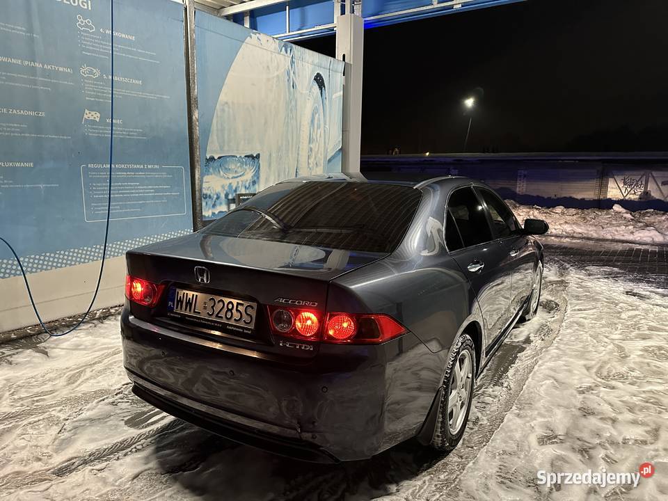 Honda Accord VII 22 Sedan 2004 Diesel bez rdzy nieuszkodzony podkarpackie Nowa Sarzyna