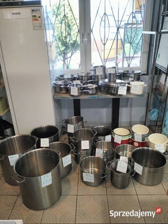Garnki rondle gastronomiczne opakowania Gastronomia Słupia Kapitulna