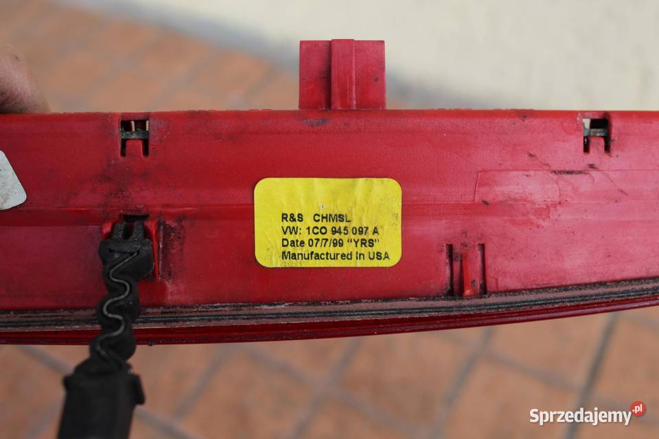 ŚWIATŁO STOP STOPU VW BEETLE 1C0945097A osobowe sprzedam