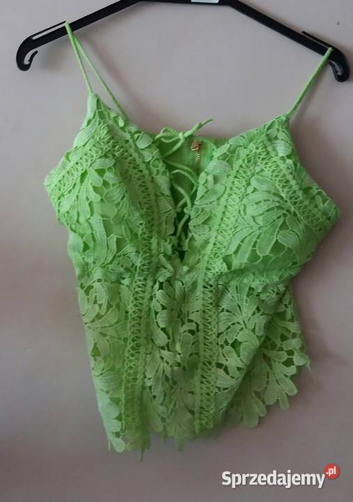 Top ażur gipiura z miseczką 5 kolorów Italy Białystok sprzedam