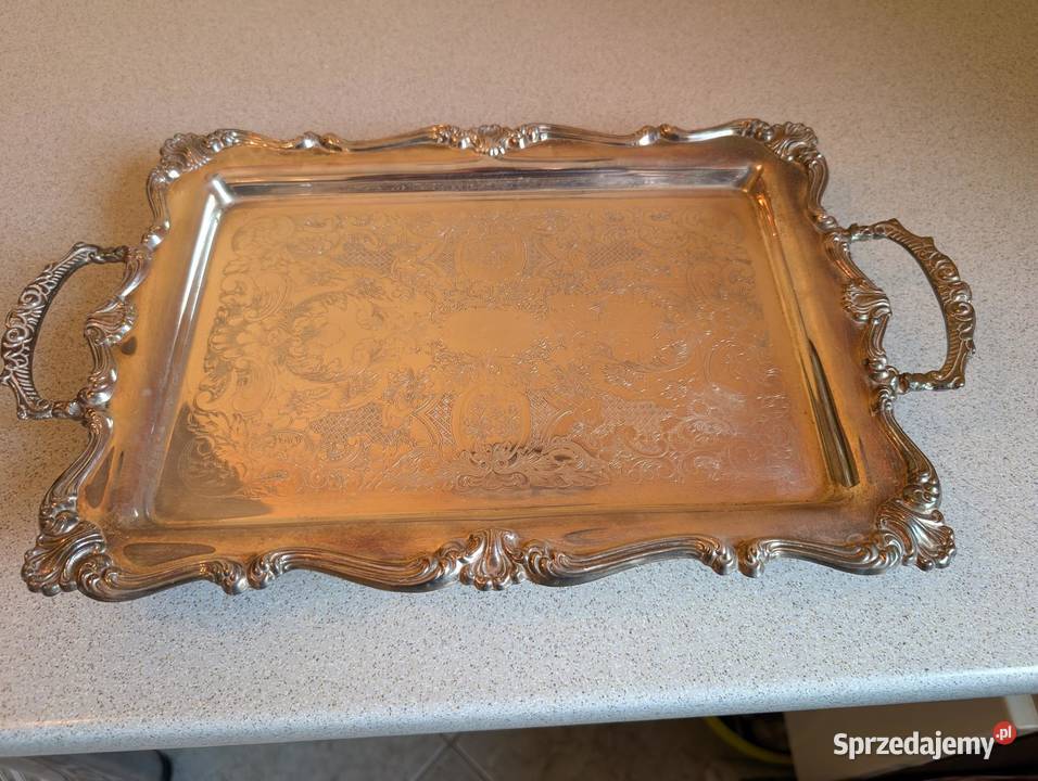 Taca srebrzona sygnatura N EPOB na nóżkach Piła sprzedam