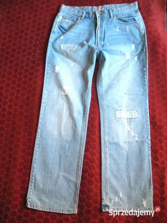 Spodnie Jeans błękitne W 34 L 34 pas 90 La Vie mazowieckie Siedlce