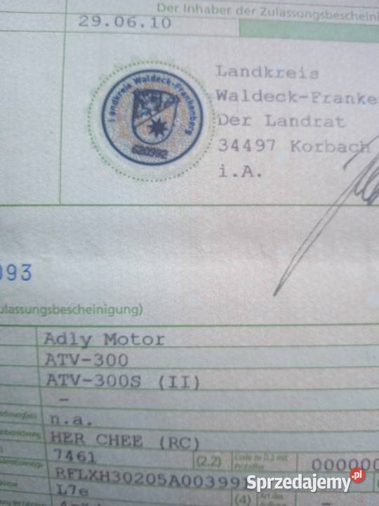 Quad adly 300