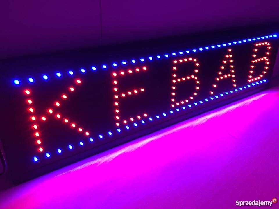 Reklama szyld neon KEBAB 95x25 PRODUCENT Pomiechówek
