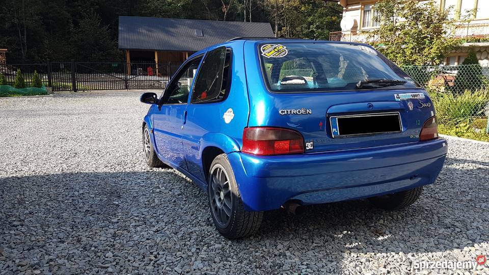 Citroen Saxo 16 VTS turbo kjs track day małopolskie sprzedam