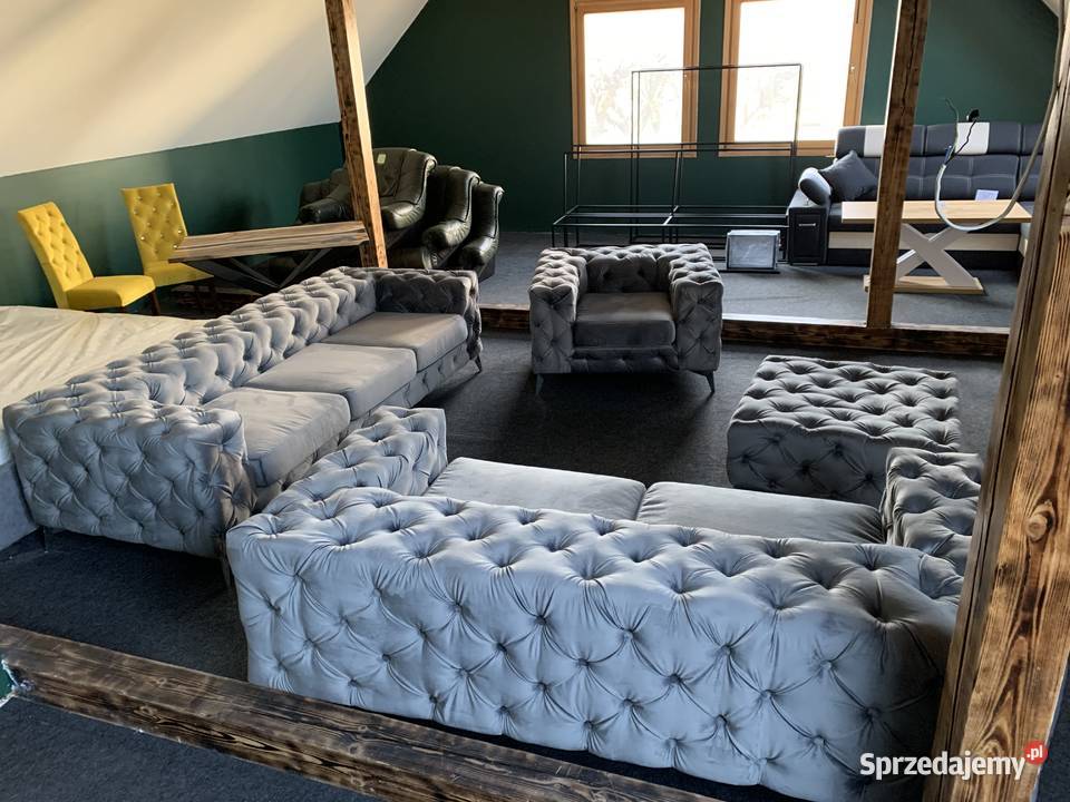 Zestaw Chesterfield Premium 321Pufa