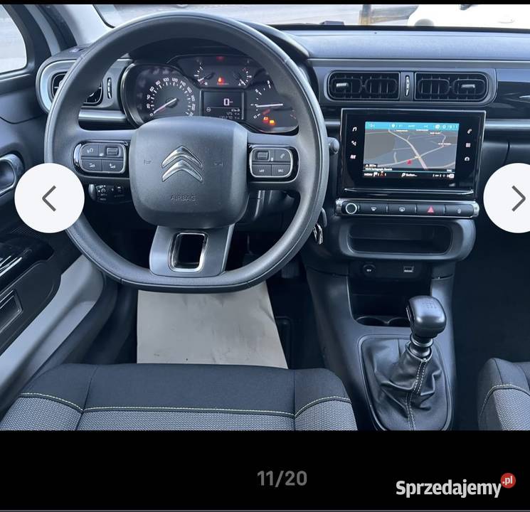Citroen c3 12 benz 2020 Super stan z Niemiec gniazdo SD dolnośląskie