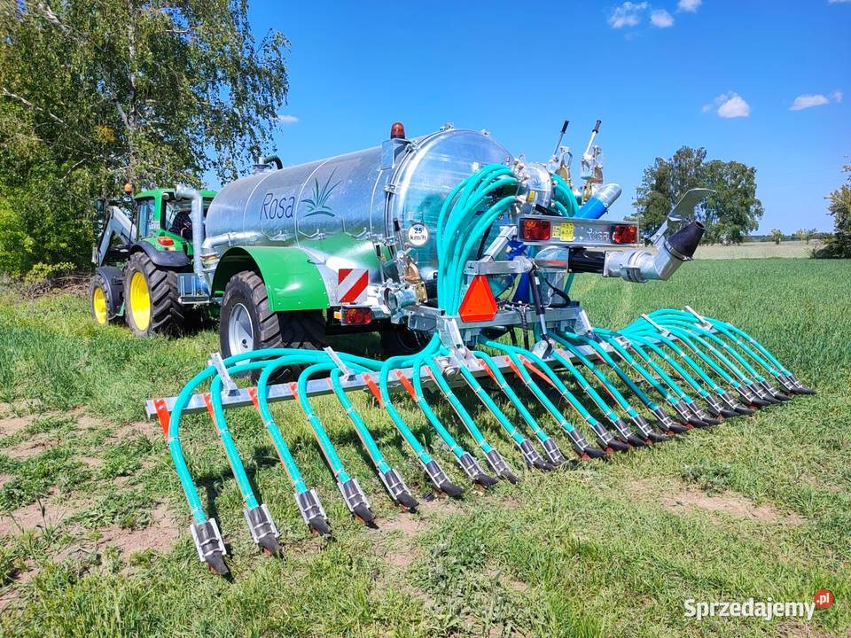 Aplikator gnojowicy płozowy stopkowy 6 m węże nieuszkodzony Goliaty