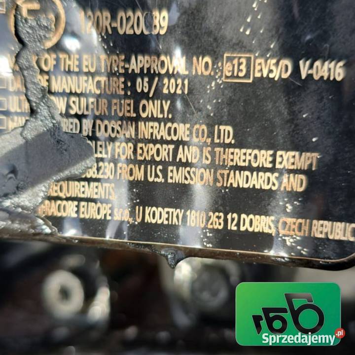 Silnik Dosan DM03VA Bobcat T 40180 sprzedam