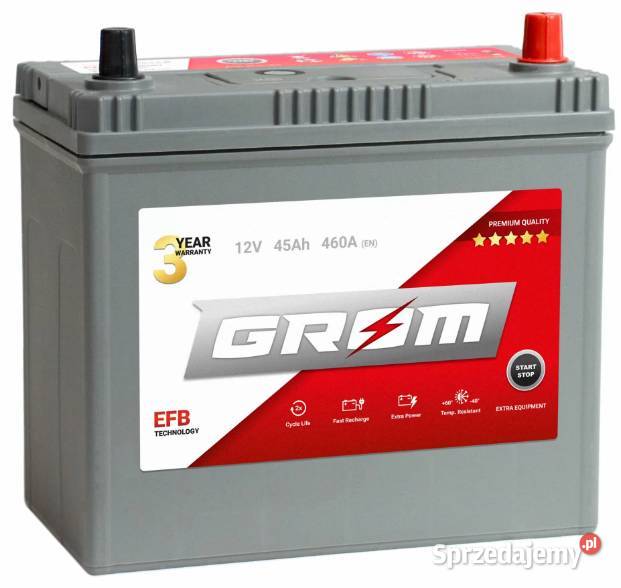 Akumulator Grom Efb Startstop 45Ah460A J P Pruszków