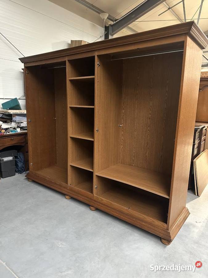 Dębowa sypialnia łóżko 160 szafki komoda szafa Sławoszewek
