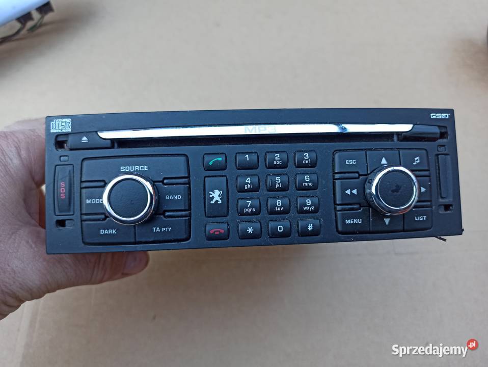 PEUGEOT 307 SW RADIO FABRYCZNE MP3 GPS
