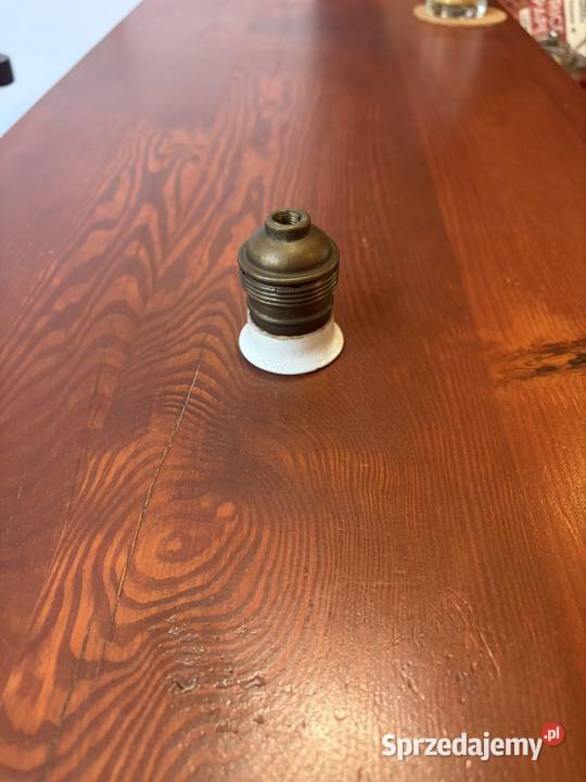 Stara oprawka mosiężna przedwojenna gwint E27 i sprzedam