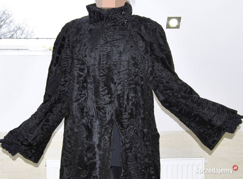 FUTRO KARAKUŁY BREITSCHWANZ Naturalne Czarne Zamość sprzedam