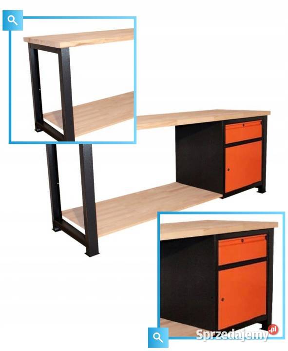 STÓŁ WARSZTATOWY METALOWY ROBOCZY NARZĘDZIOWY Malbork