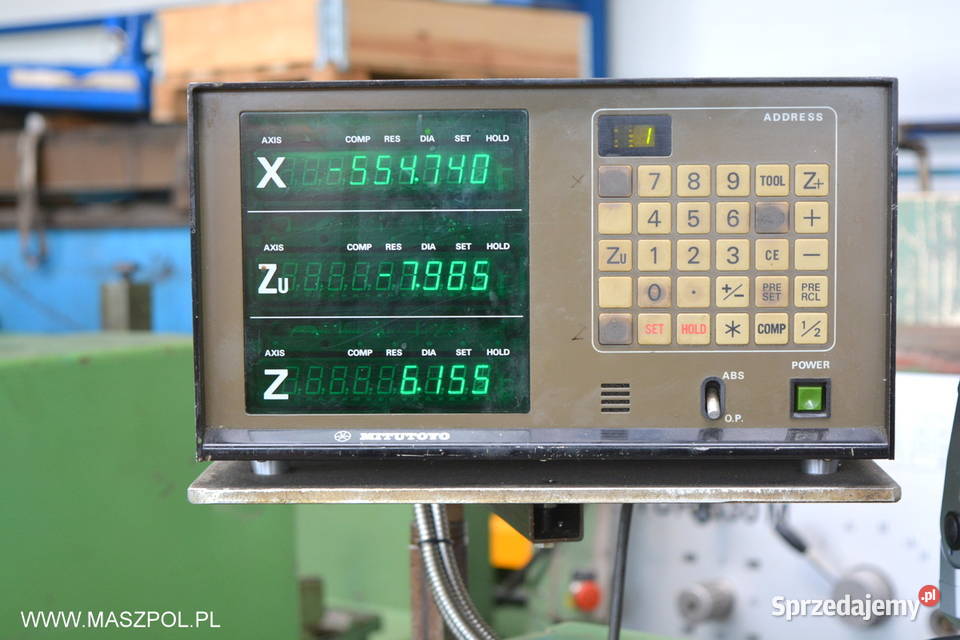 Tokarka TUG 40 x 1500 AFM ANDRYCHÓW z ODCZYTAMI Głowno