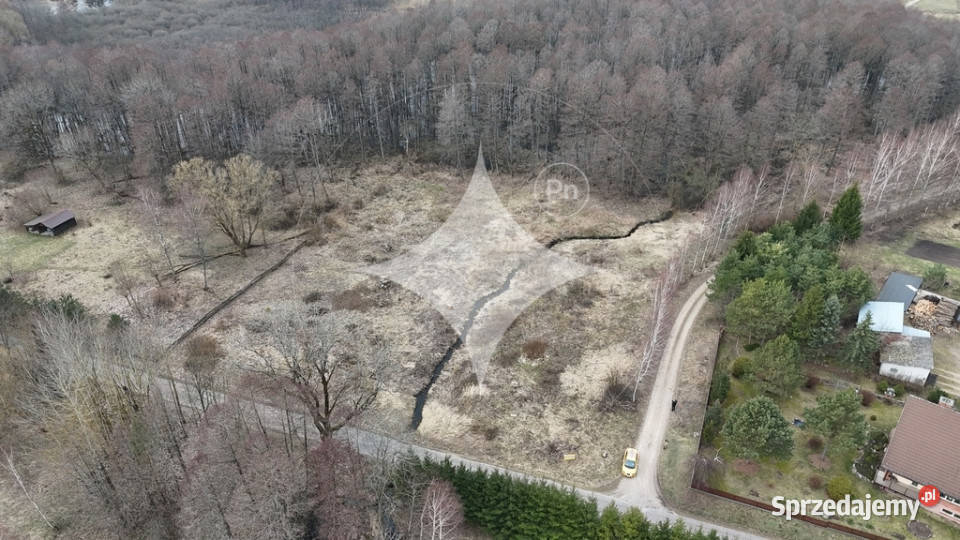 Działka na Mazurach Rogojny jezioro Łaźno WZ