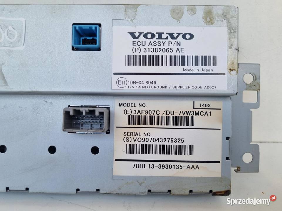 Volvo V60 I S60 II XC60 I EKRAN NAWIGACJI