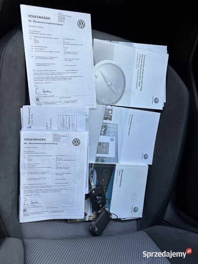 Volkswagen Tiguan R Line 20 TSI 190 DSG 4Motion ogranicznik prędkości Rzepiennik Suchy