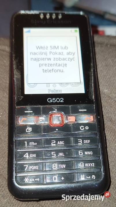 Sprzedam Sony Ericsson działa dorzucam kabel USB Sosnowiec sprzedam