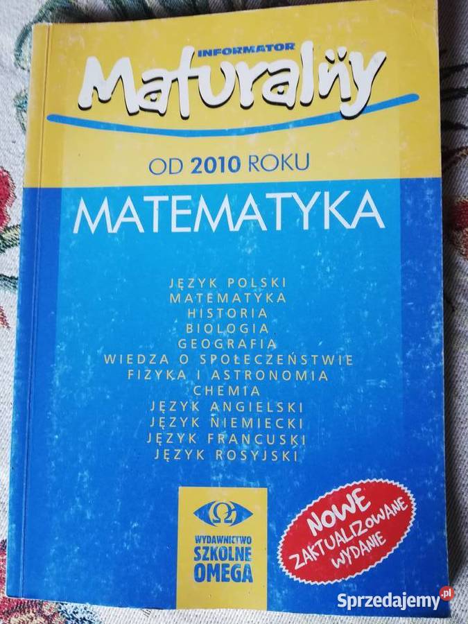 Informator o egzaminie maturalnym 2010 roku Kraków