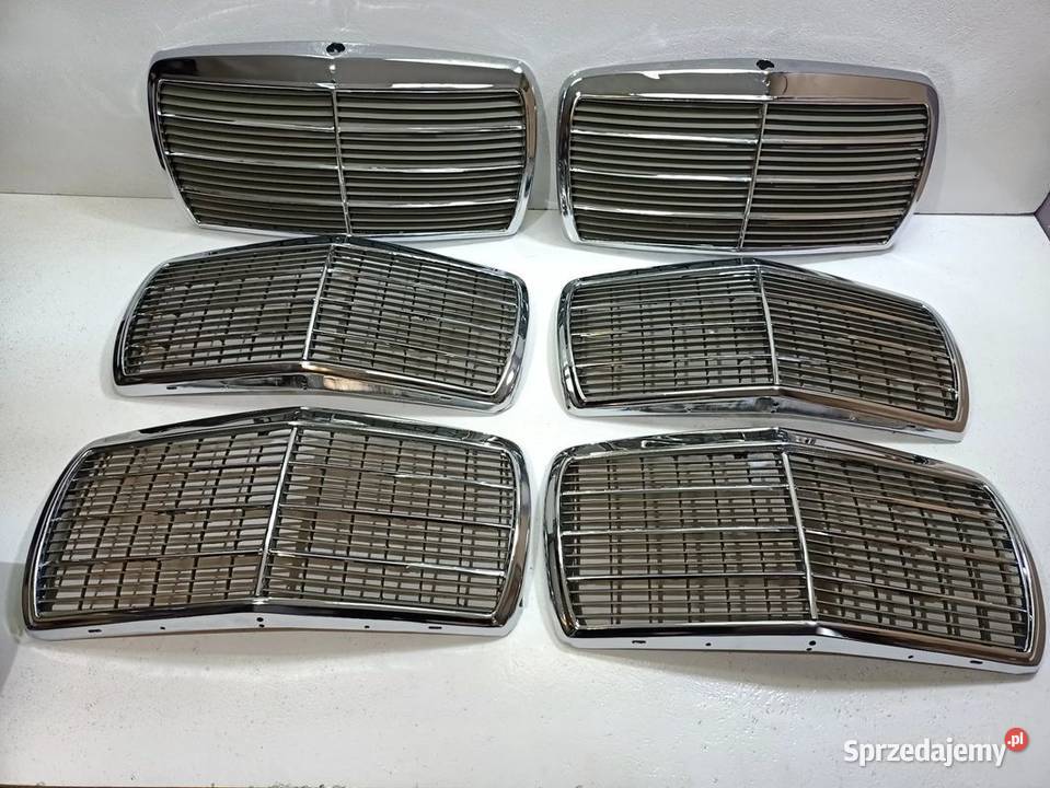 MERCEDES W123 011975121985 ATRAPA GRILL CHROM osobowe świętokrzyskie Skarżysko-Kamienna