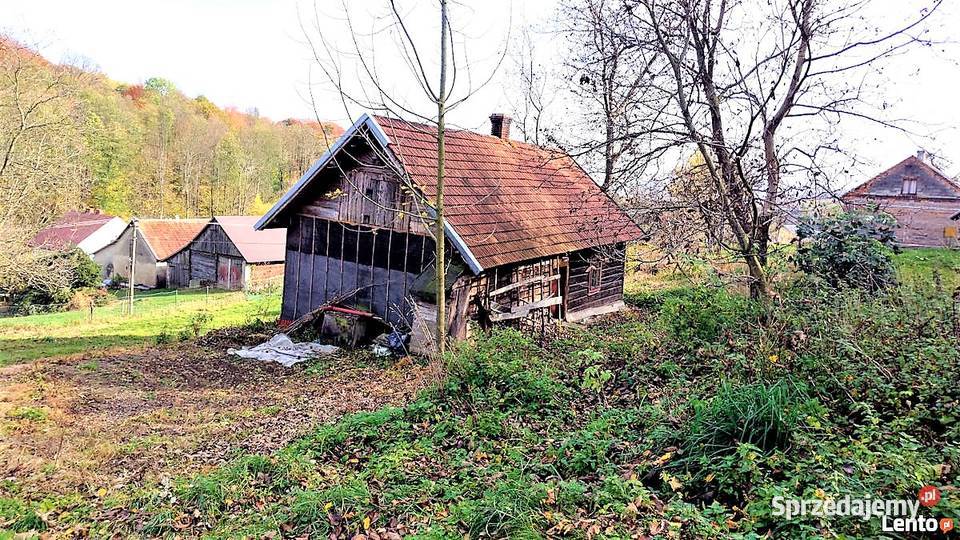 Sprzedam drewniany domek w malowniczej okolicy Pstrągówka