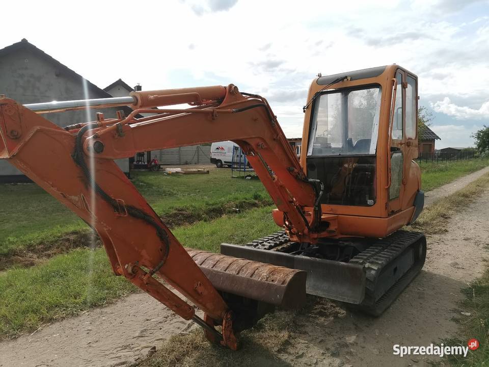 Minikoparka Hitachi stan joystick 96 r Gąsiennice Motoryzacja Krobia