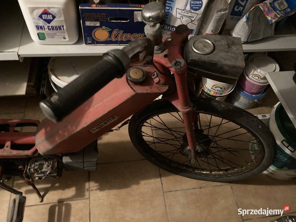 Zabytkowy motorower na pedaly Brabetta 11111km Ożarów Mazowiecki