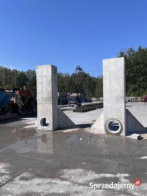 przyczółek MNICH ścianka rzeczna zapora wody