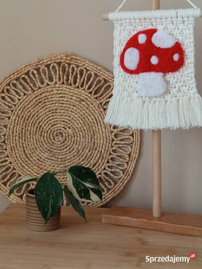 Makatka makrama muchomor Józefów