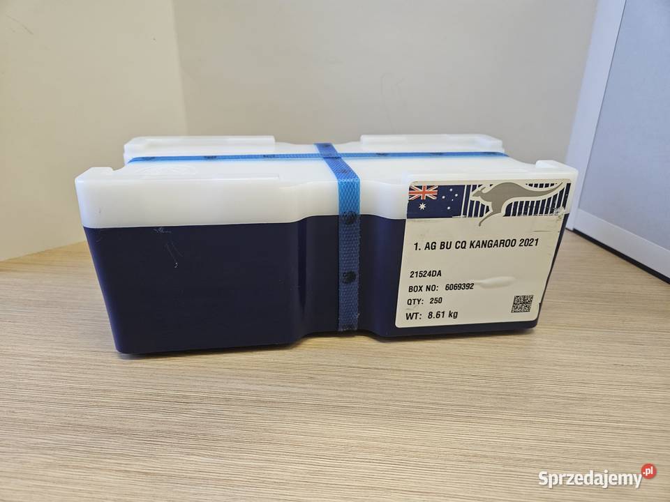 Srebrne monety Australijski Kangur 2021 1 uncja Kielce sprzedam