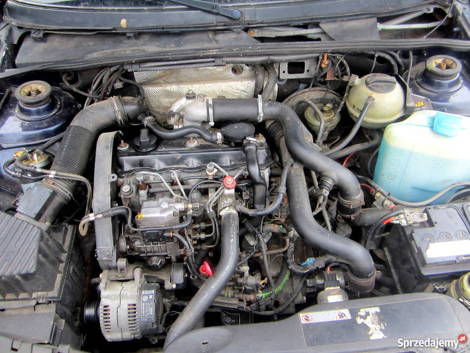 VW passat 19Tdi B4 Kombi doinwestowany niebieski aluminiowe felgi Morąg
