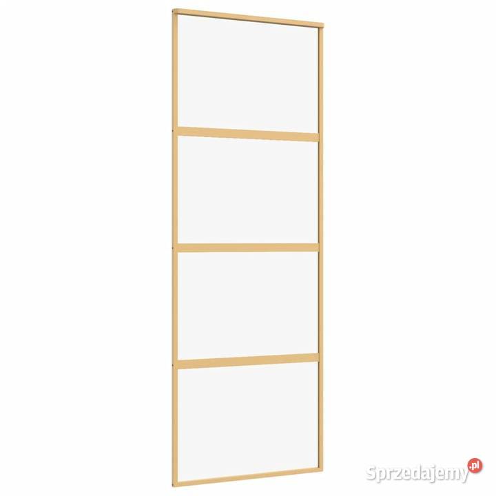 vidaXL Drzwi przesuwne złote 76x205 SKU155178 mazowieckie Warszawa
