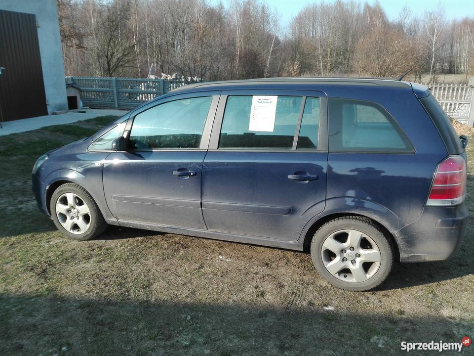 Opel Zafira 7osobowe Grudzień 2005 elektryczne lusterka Brąszewice sprzedam