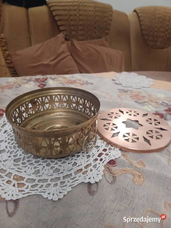 Ładny podgrzewacz Miedź mosiądz wielkopolskie Poznań