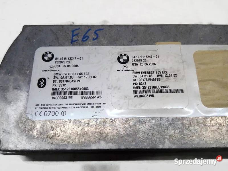 BMW 7 E65 E66 LIFT sterownik moduł MULF osobowe