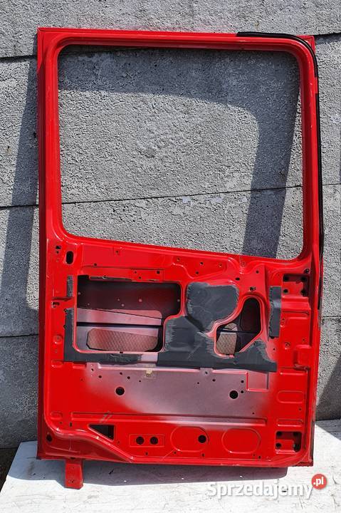 DAF XF DRZWI LEWE CZERWONE części blacharskie Karoseria Części samochodowe Bieleń