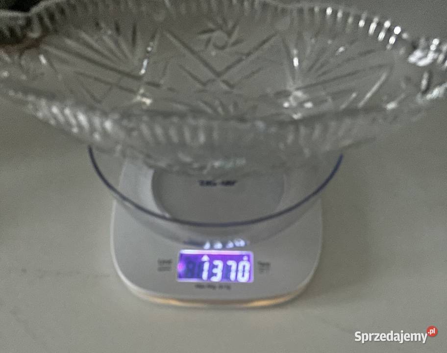 Półmisek kryształ z lat 50tych Łódź