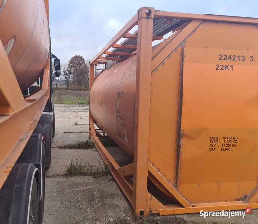 20FT cysterna kontenerowa do bitumu CIMC 25000 L Oleśnica