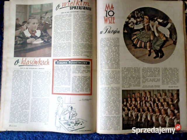 Rocznik gazety Kobieta i Zycie z 1954 oprawiony Antykwariat