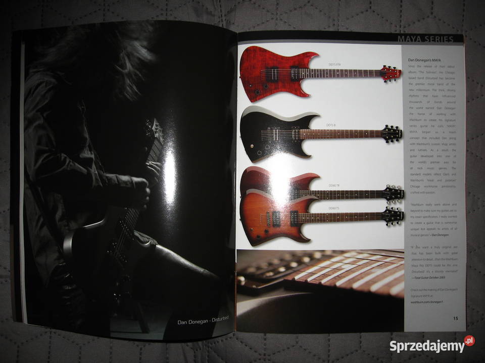 Washburn Guitars catalog 2006 katalog gitar pomorskie Kępice sprzedam