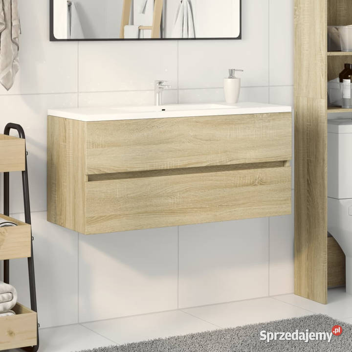 Szafka pod umywalkę dąb sonoma 100x385x45 Warszawa