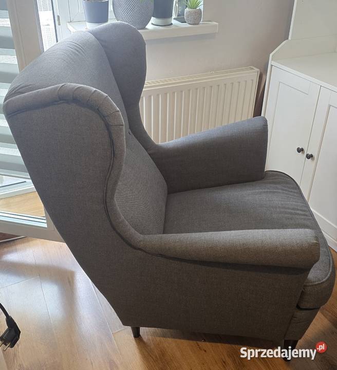 IKEA Fotel ciemnoszary Strandmon Kraków