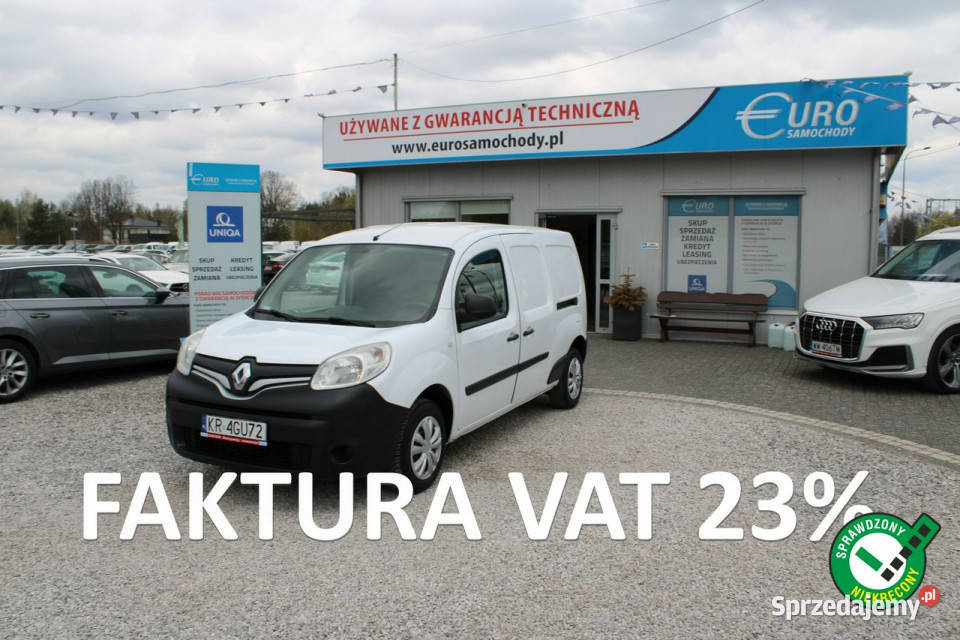 Renault Kangoo Express PackClim L2 MAXI VAT1 nieuszkodzony Warszawa sprzedam