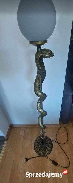 Efektowna lampa podłogowa wąż kobra Busko-Zdrój