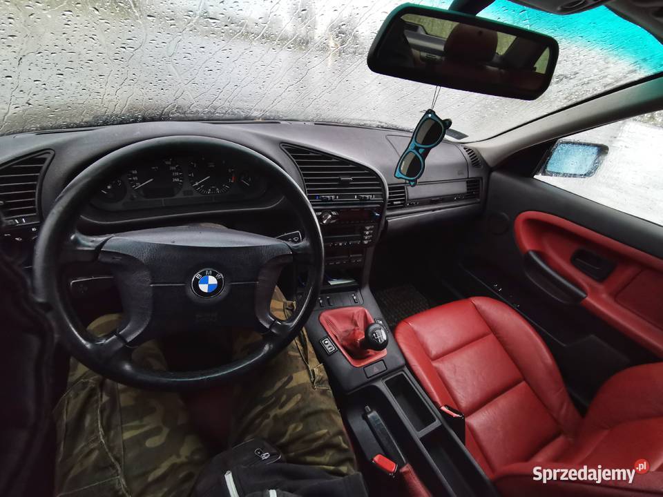 BMW E36 323i coupe lpg 205 koni skórzana tapicerka Motoryzacja sprzedam
