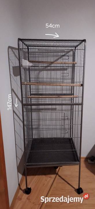 Duża klatka ptaków Woliera stojąca Brodnica sprzedam