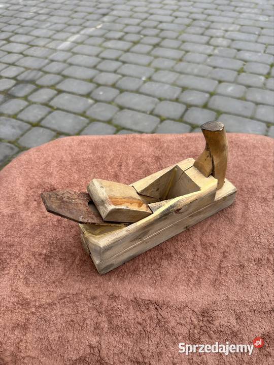 Zabytkowy reczny hebel strug do drewna Zwoleń