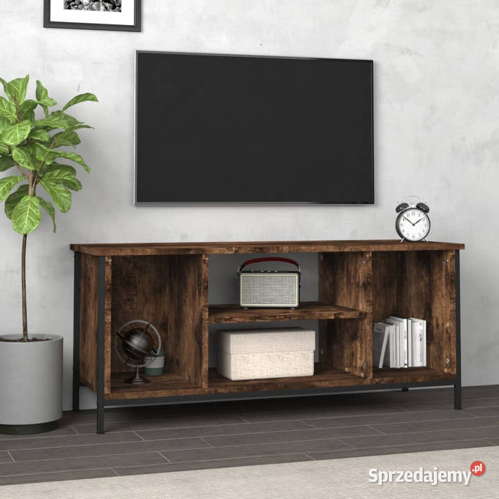 Szafka pod telewizor przydymiony dąb 102x35x45 RTV Warszawa